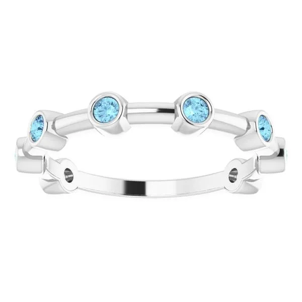 Bezel-Set Bar Ring Image 5 D&M Jewelers Green Bay, WI