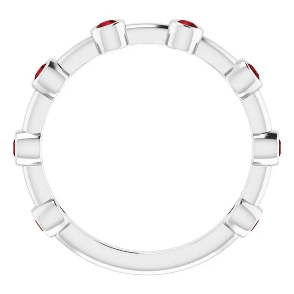 Bezel-Set Bar Ring Image 3 Cherry Street Jewelers Tulsa, OK