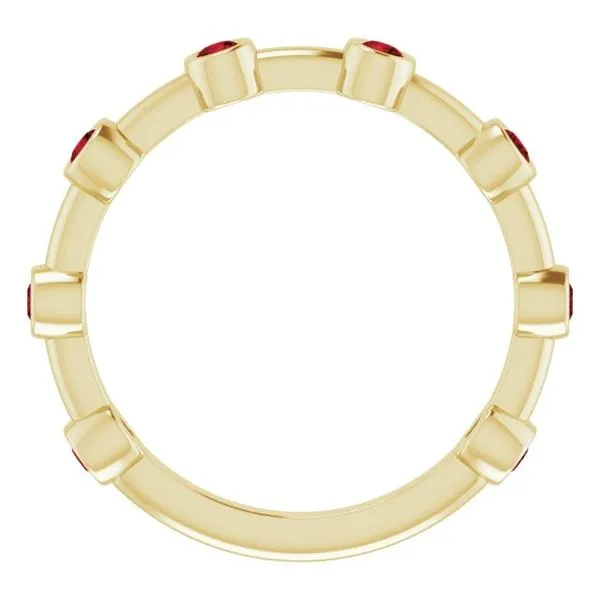 Bezel-Set Bar Ring Image 3 Comstock Jewelers Edmonds, WA