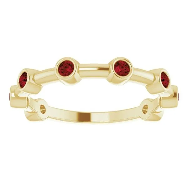 Bezel-Set Bar Ring Image 5 Comstock Jewelers Edmonds, WA