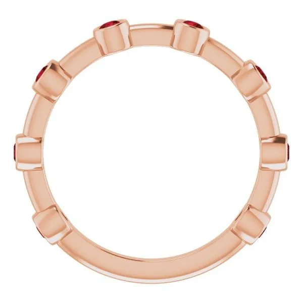 Bezel-Set Bar Ring Image 3 Comstock Jewelers Edmonds, WA