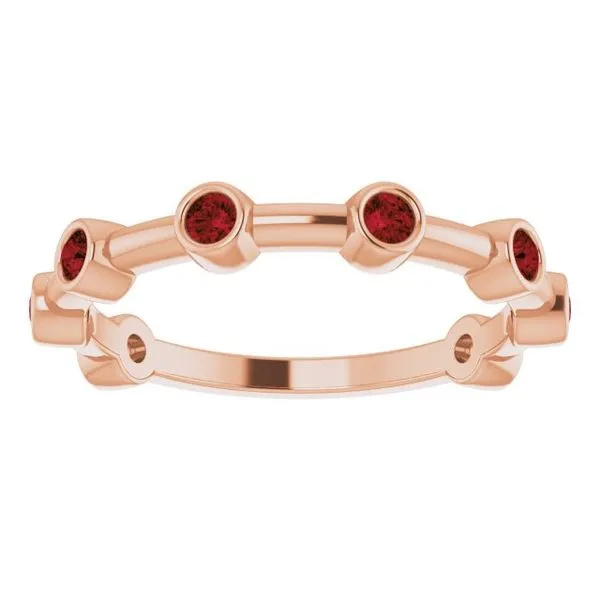 Bezel-Set Bar Ring Image 5 Cherry Street Jewelers Tulsa, OK