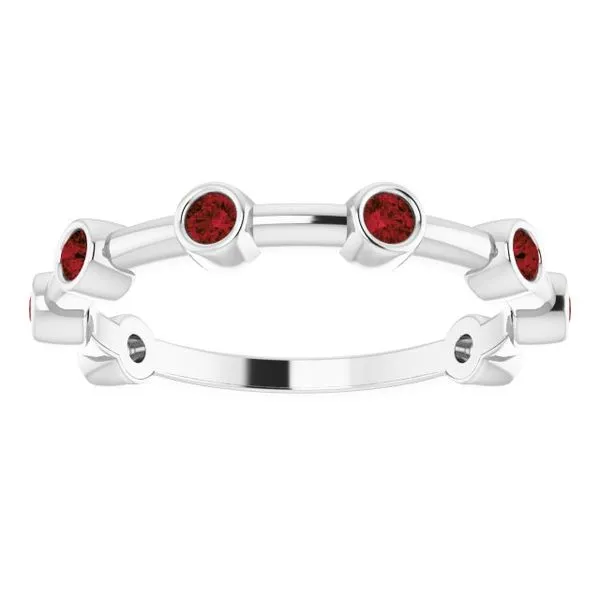 Bezel-Set Bar Ring Image 5 Long Jewelers Chesapeake, VA