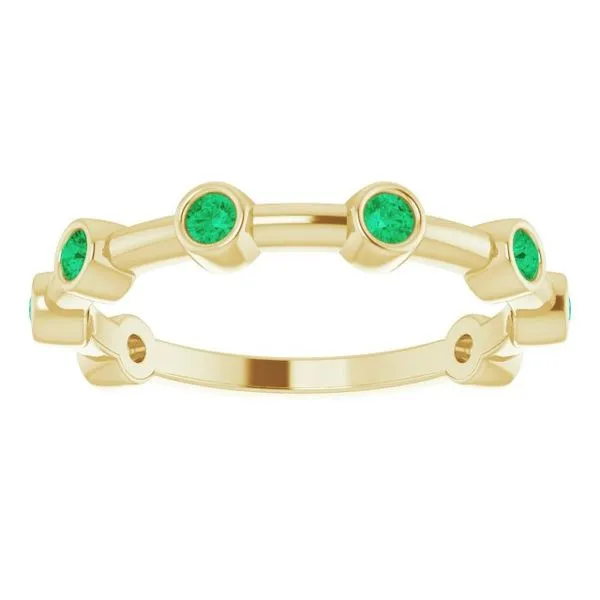 Bezel-Set Bar Ring Image 5 Long Jewelers Chesapeake, VA