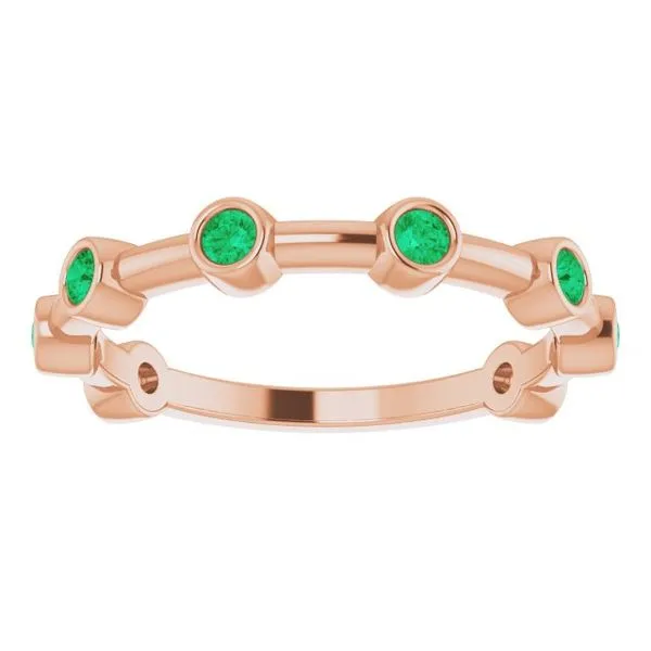 Bezel-Set Bar Ring Image 5 Mendham Jewelers Mendham, NJ