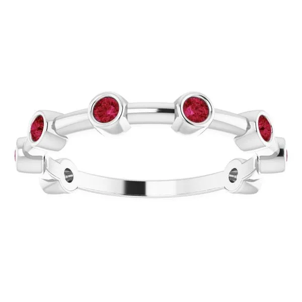 Bezel-Set Bar Ring Image 5 Cherry Street Jewelers Tulsa, OK