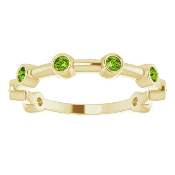 Bezel-Set Bar Ring Image 5 Holly's Jewelry Mountain Home, AR