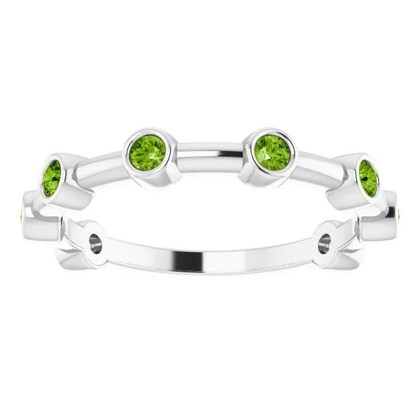 Bezel-Set Bar Ring Image 5 Holly's Jewelry Mountain Home, AR