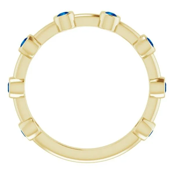 Bezel-Set Bar Ring Image 3 Long Jewelers Chesapeake, VA