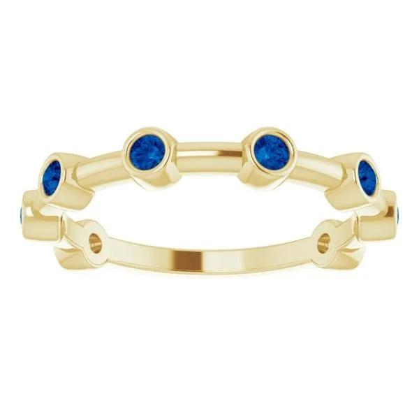 Bezel-Set Bar Ring Image 5 Long Jewelers Chesapeake, VA