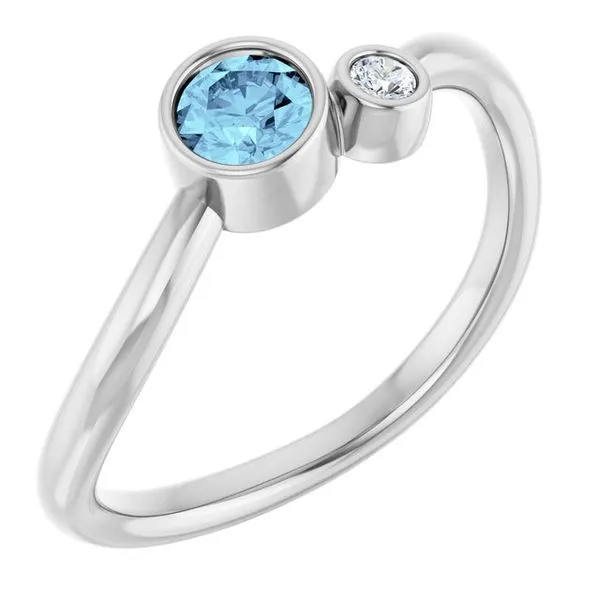 Accented Bezel-Set Ring Comstock Jewelers Edmonds, WA
