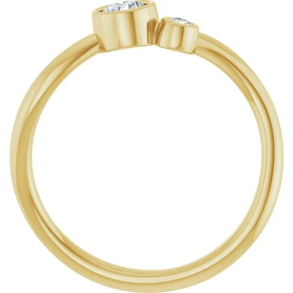 Accented Bezel-Set Ring Image 2 Diny's Jewelers Middleton, WI
