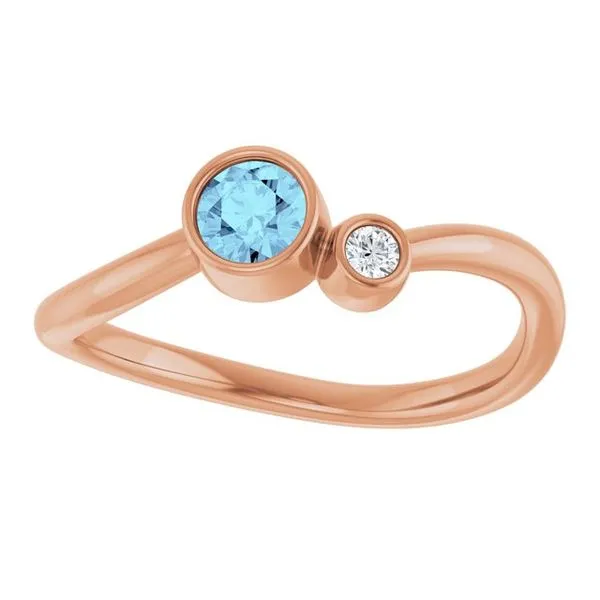 Accented Bezel-Set Ring Image 3 D&M Jewelers Green Bay, WI