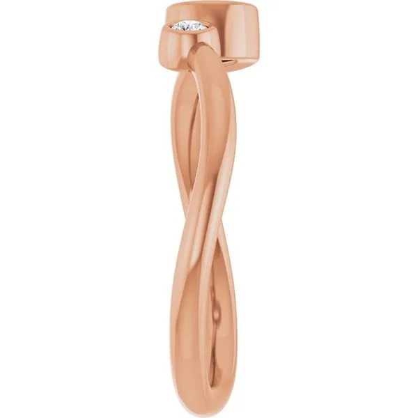 Accented Bezel-Set Ring Image 4 D&M Jewelers Green Bay, WI