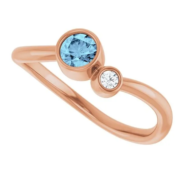 Accented Bezel-Set Ring Image 5 D&M Jewelers Green Bay, WI