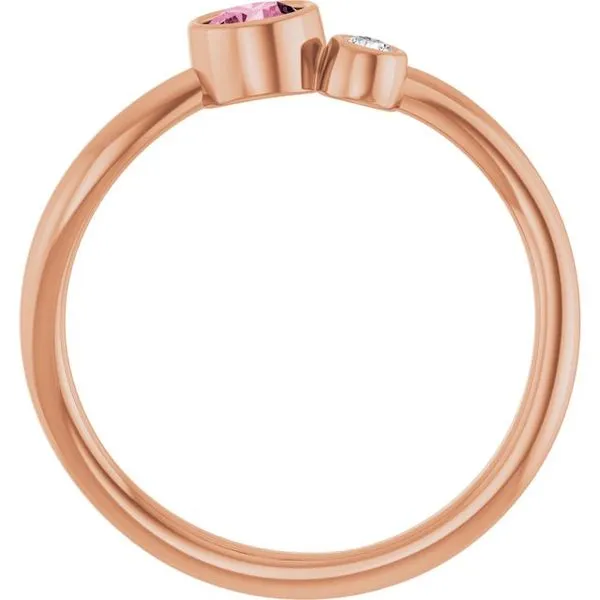 Accented Bezel-Set Ring Image 2 Comstock Jewelers Edmonds, WA