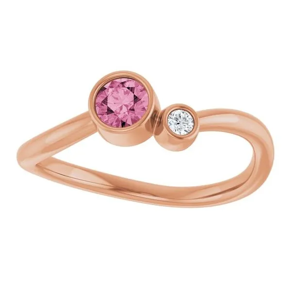 Accented Bezel-Set Ring Image 3 Comstock Jewelers Edmonds, WA