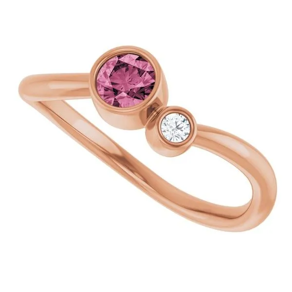 Accented Bezel-Set Ring Image 5 Comstock Jewelers Edmonds, WA