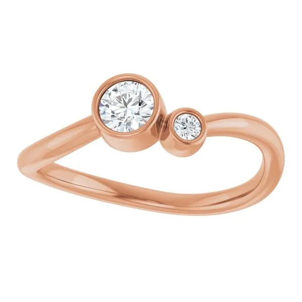 Accented Bezel-Set Ring Image 3 Milan's Jewelry Inc Sarasota, FL