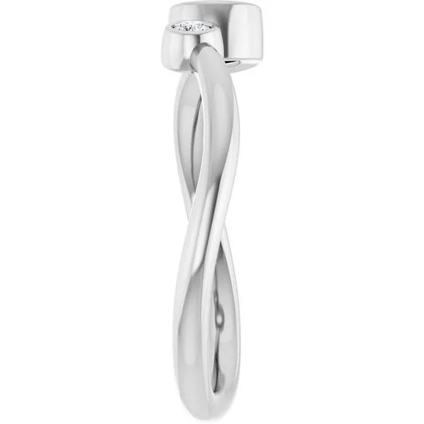 Accented Bezel-Set Ring Image 4 Spath Jewelers Bartow, FL
