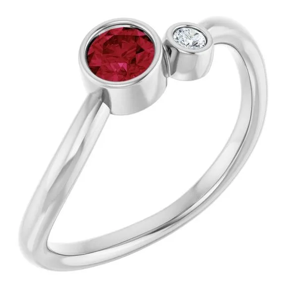 Accented Bezel-Set Ring Holly's Jewelry Mountain Home, AR