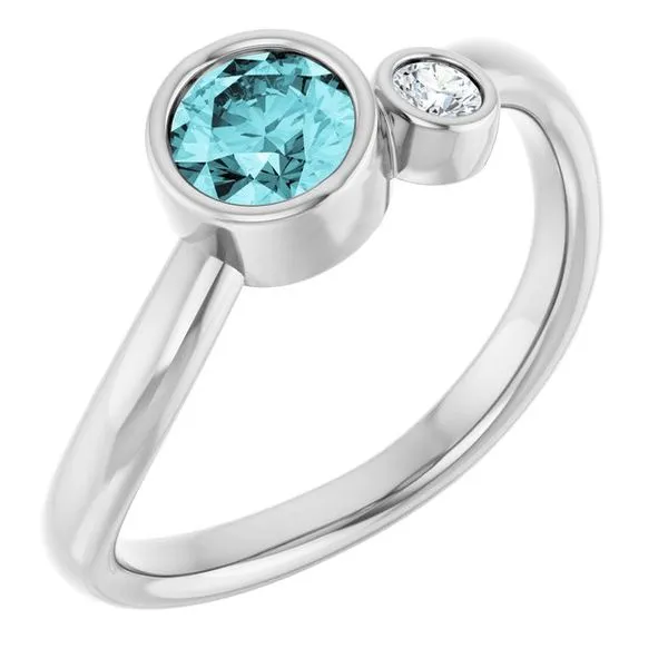 Accented Bezel-Set Ring Long Jewelers Chesapeake, VA