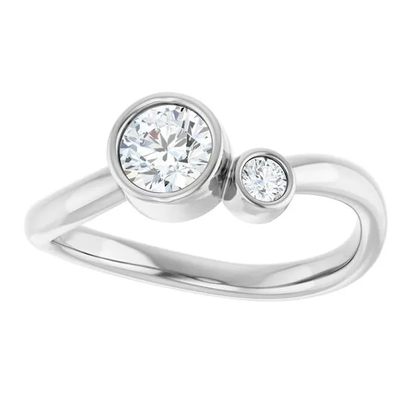 Accented Bezel-Set Ring Image 3 D&M Jewelers Green Bay, WI