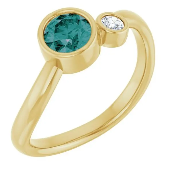 Accented Bezel-Set Ring Holly's Jewelry Mountain Home, AR