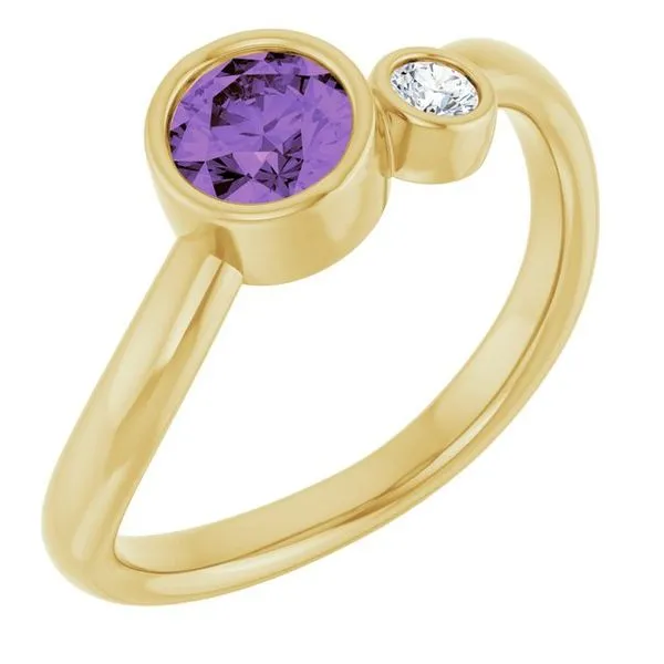 Accented Bezel-Set Ring Comstock Jewelers Edmonds, WA