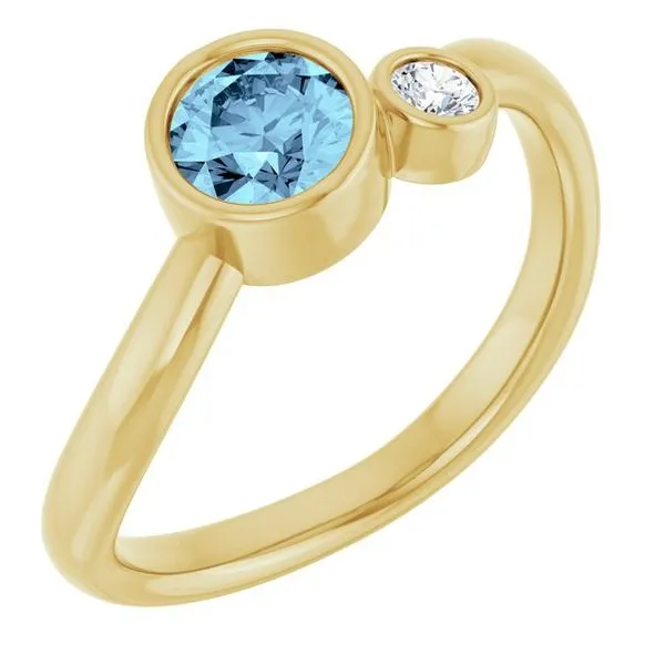 Accented Bezel-Set Ring Comstock Jewelers Edmonds, WA