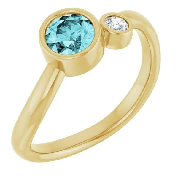 Accented Bezel-Set Ring Comstock Jewelers Edmonds, WA