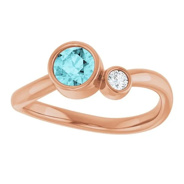 Accented Bezel-Set Ring Image 3 Holly's Jewelry Mountain Home, AR