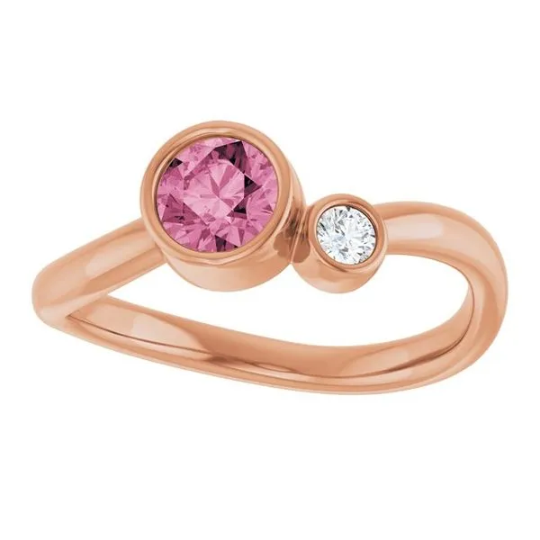 Accented Bezel-Set Ring Image 3 Cherry Street Jewelers Tulsa, OK