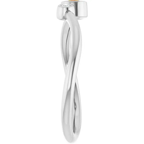 Accented Bezel-Set Ring Image 4 D&M Jewelers Green Bay, WI