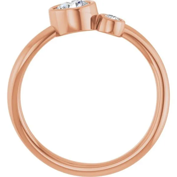 Accented Bezel-Set Ring Image 2 Milan's Jewelry Inc Sarasota, FL