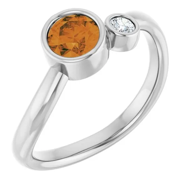 Accented Bezel-Set Ring Holly's Jewelry Mountain Home, AR
