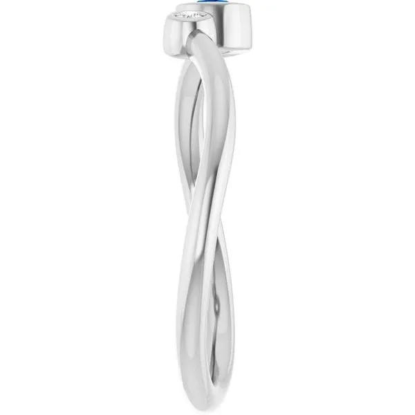 Accented Bezel-Set Ring Image 4 Comstock Jewelers Edmonds, WA