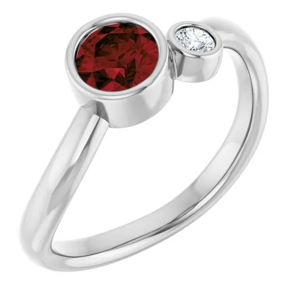 Accented Bezel-Set Ring Comstock Jewelers Edmonds, WA