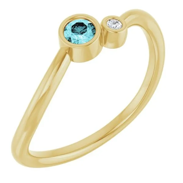 Accented Bezel-Set Ring Holly's Jewelry Mountain Home, AR