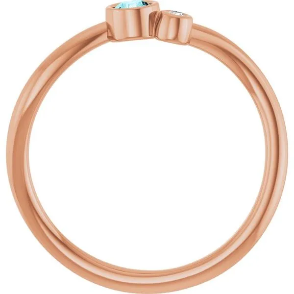 Accented Bezel-Set Ring Image 2 Comstock Jewelers Edmonds, WA