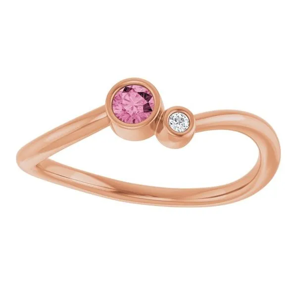 Accented Bezel-Set Ring Image 3 Cherry Street Jewelers Tulsa, OK