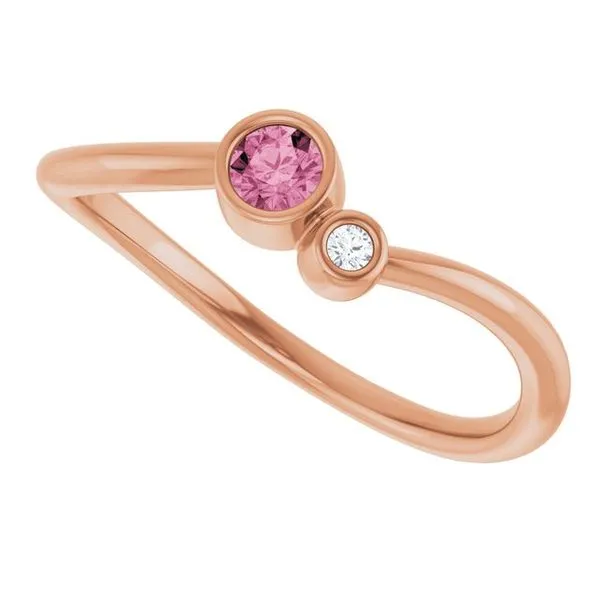 Accented Bezel-Set Ring Image 5 Comstock Jewelers Edmonds, WA