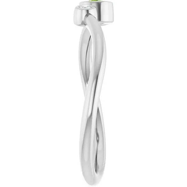 Accented Bezel-Set Ring Image 4 Long Jewelers Chesapeake, VA