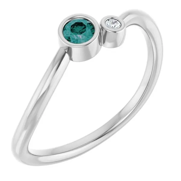 Accented Bezel-Set Ring Holly's Jewelry Mountain Home, AR