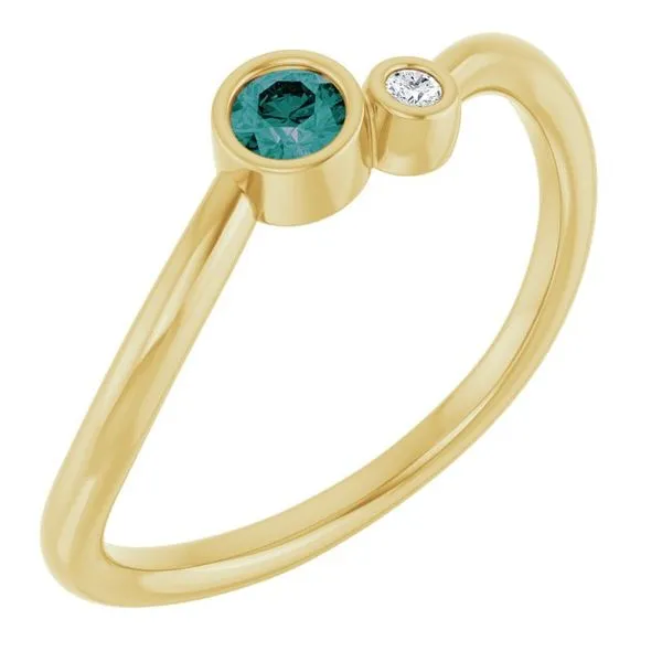 Accented Bezel-Set Ring Holly's Jewelry Mountain Home, AR