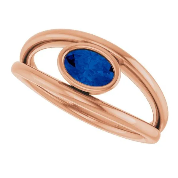 Bezel-Set Solitaire Ring Image 5 Cherry Street Jewelers Tulsa, OK