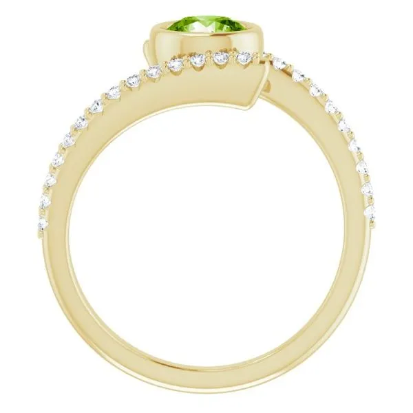 Bezel-Set Accented Ring Image 2 Holly's Jewelry Mountain Home, AR