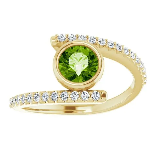 Bezel-Set Accented Ring Image 3 Long Jewelers Chesapeake, VA