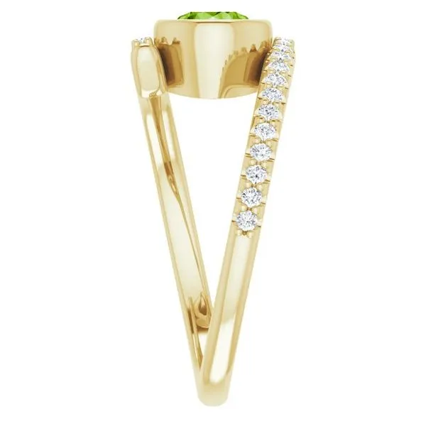 Bezel-Set Accented Ring Image 4 Holly's Jewelry Mountain Home, AR