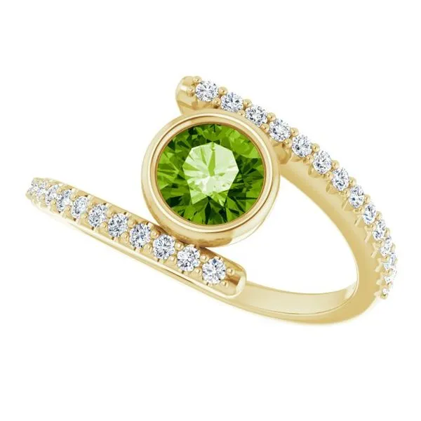 Bezel-Set Accented Ring Image 5 Cherry Street Jewelers Tulsa, OK